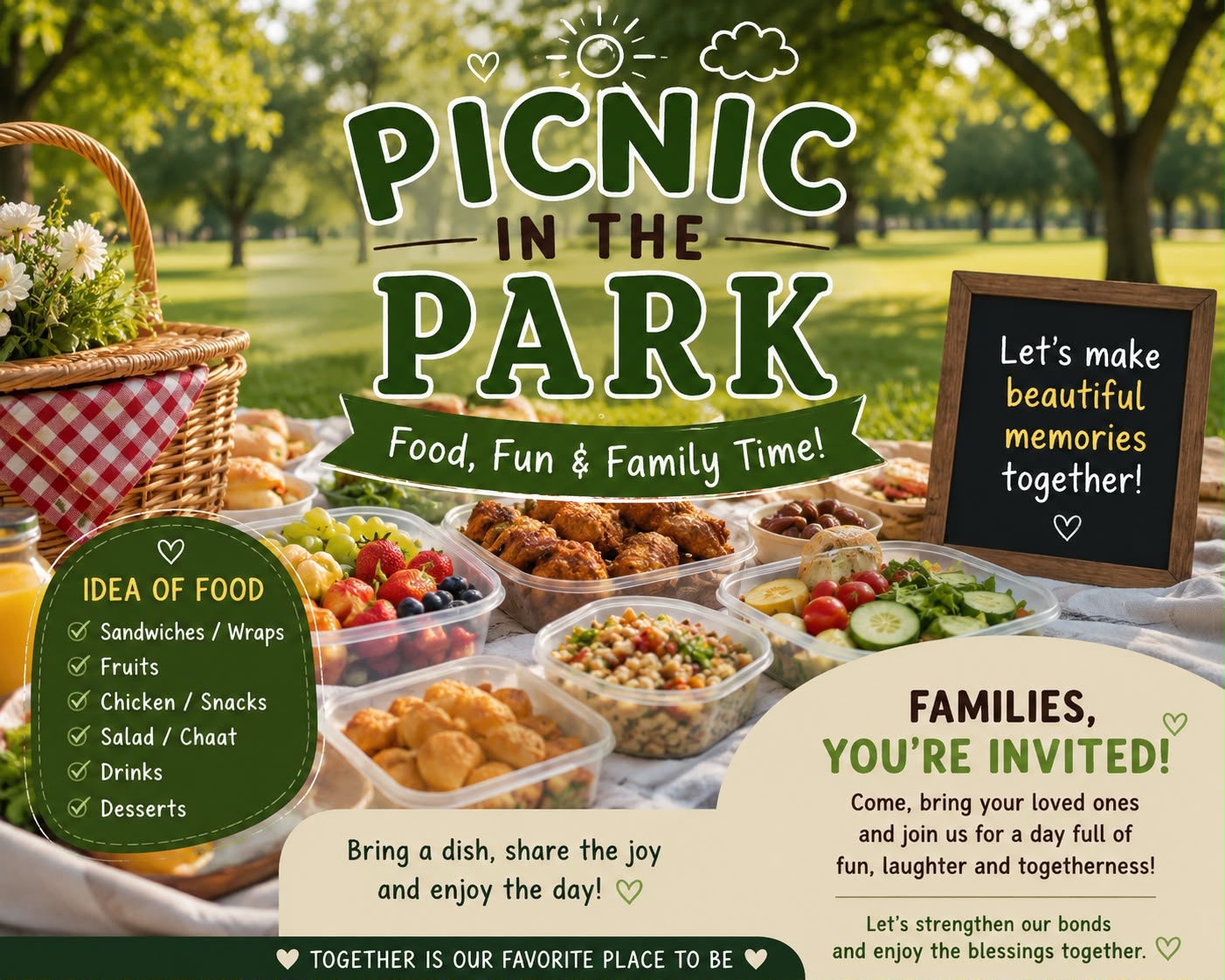 Sukoon picnic event poster